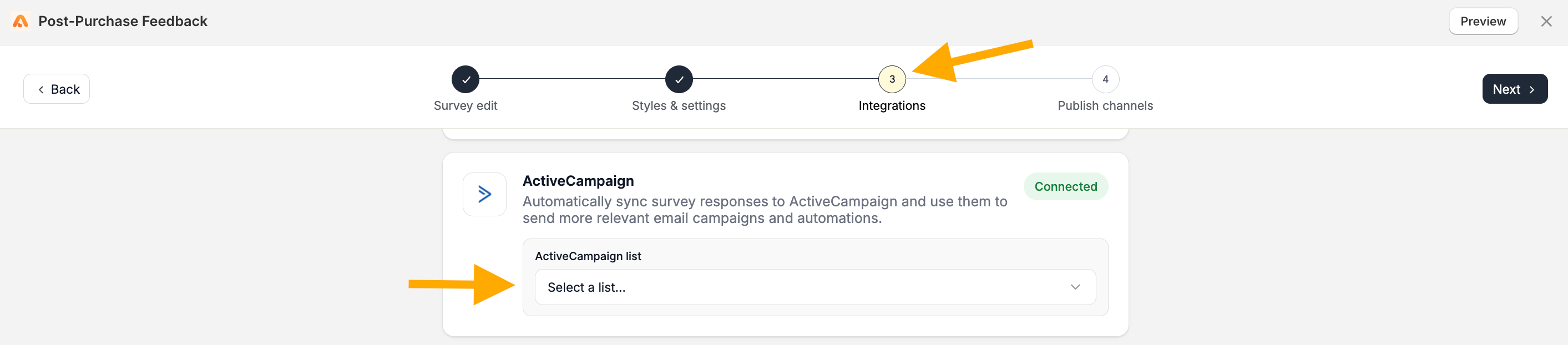 Apricot Integration Activecampaign