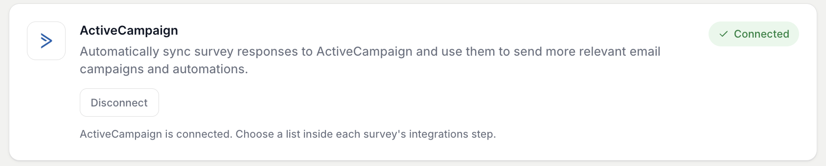 Connected Badge Activecampaign