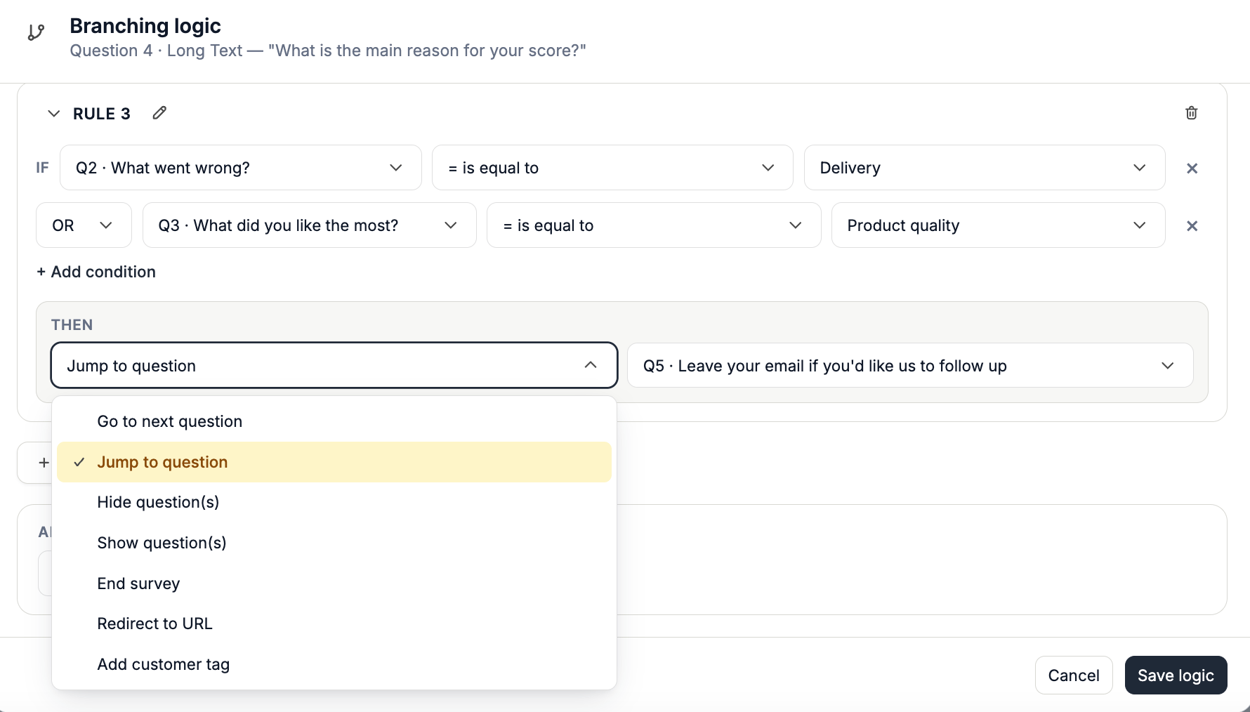 Survey Branching Actions