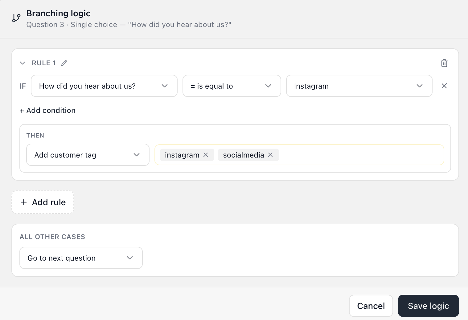 Customer Tag Shopify