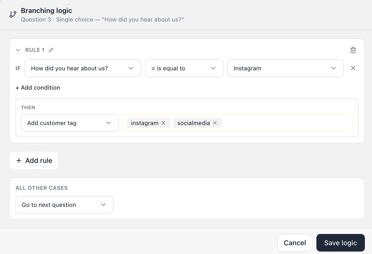 Customer Tag Shopify