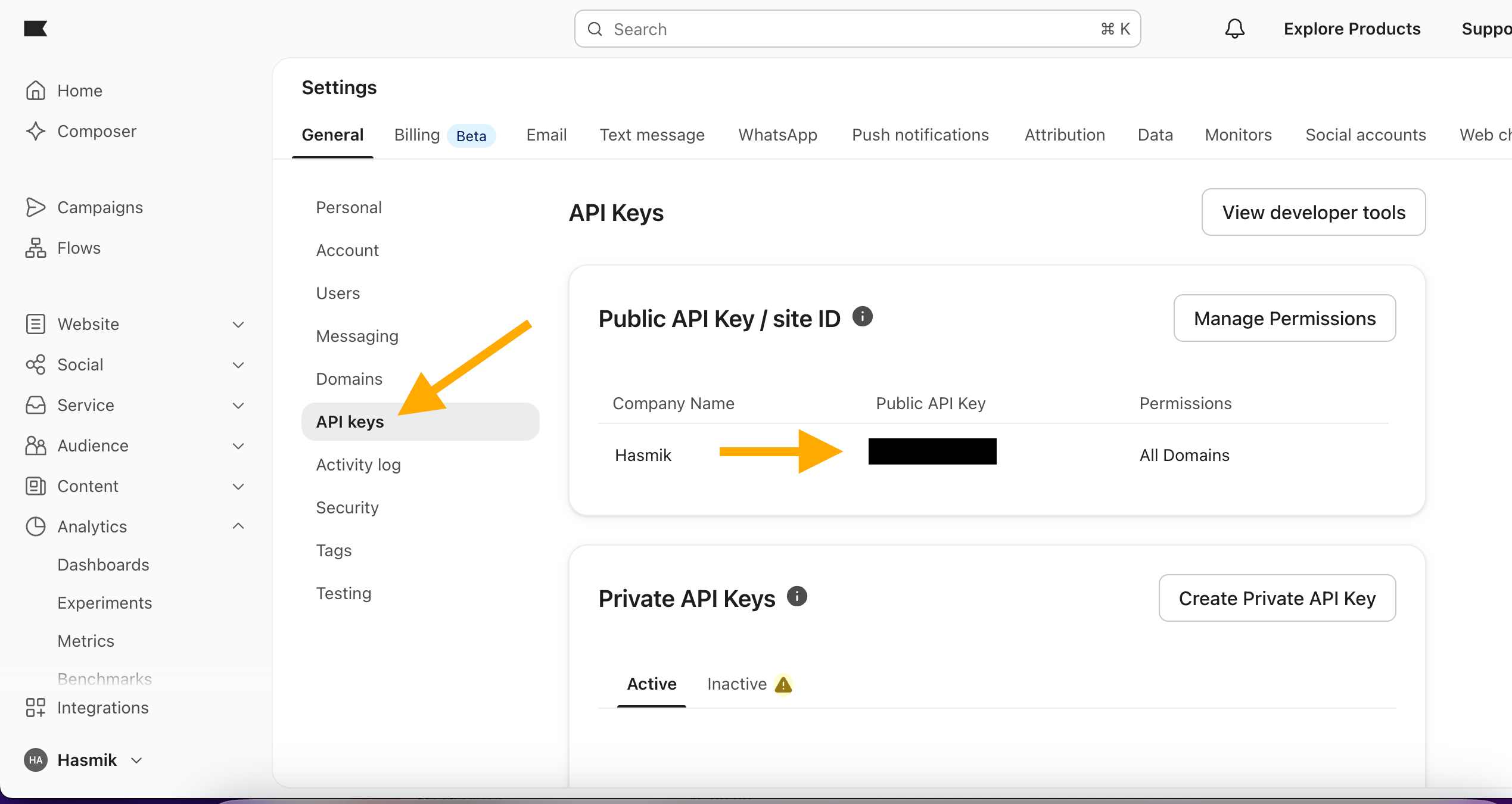 Klaviyo Integration Public Api