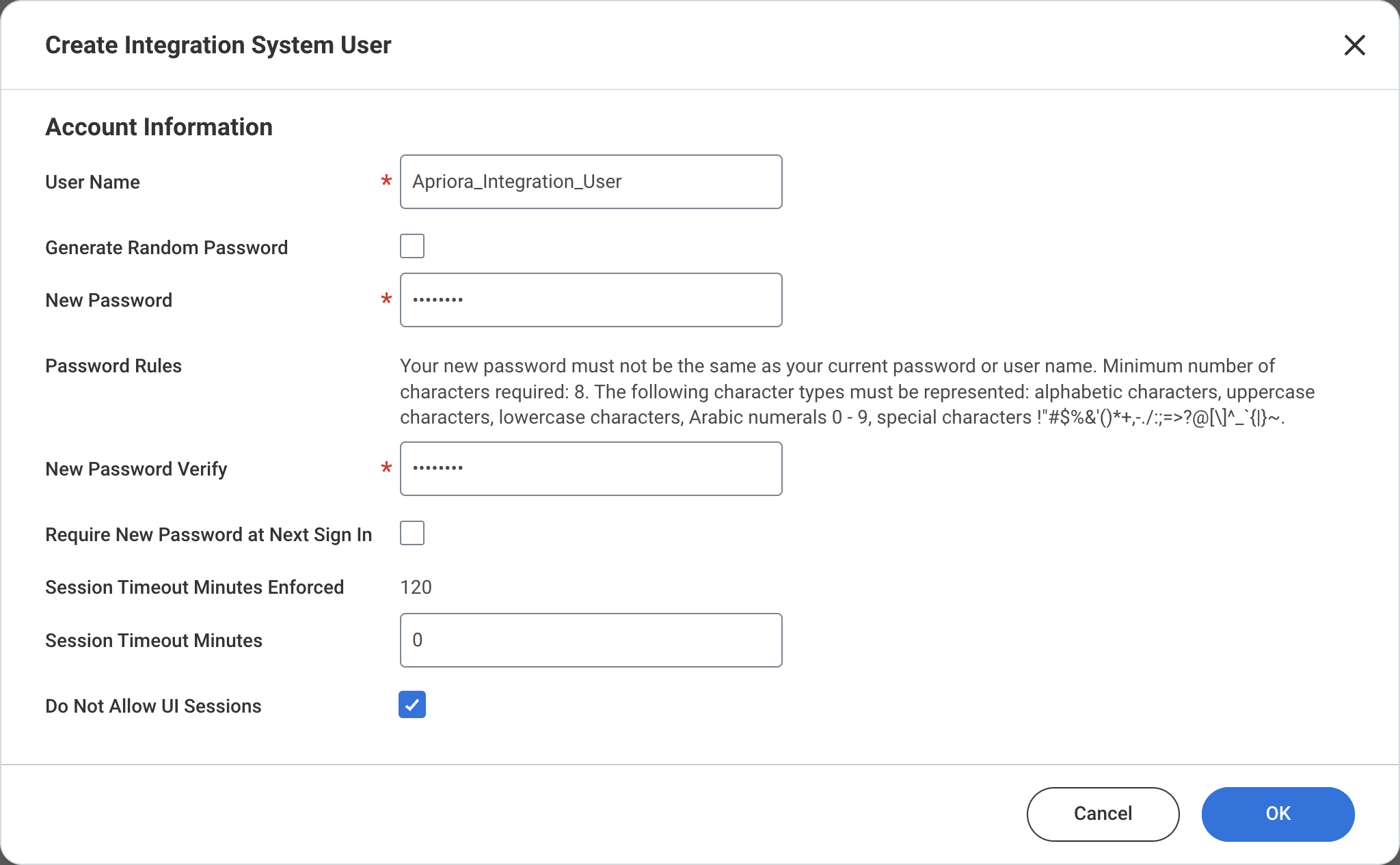Workday - Create Integration System User