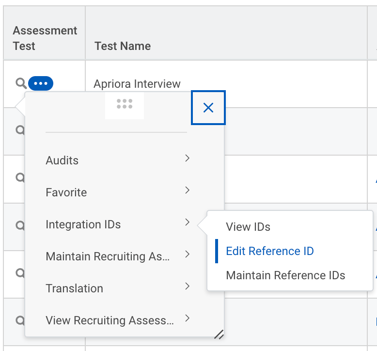 Workday - Edit Test ID