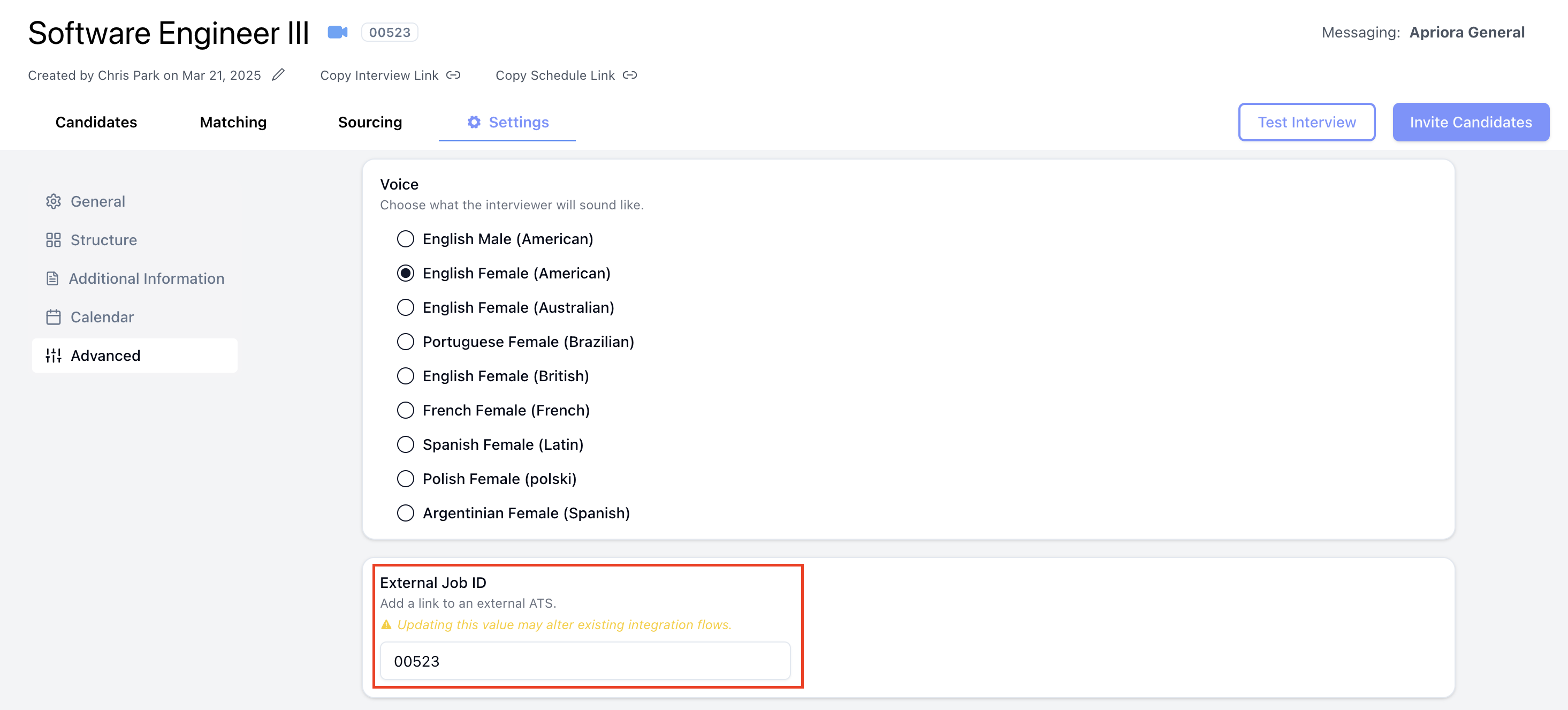 Workday - Open Job Requisition