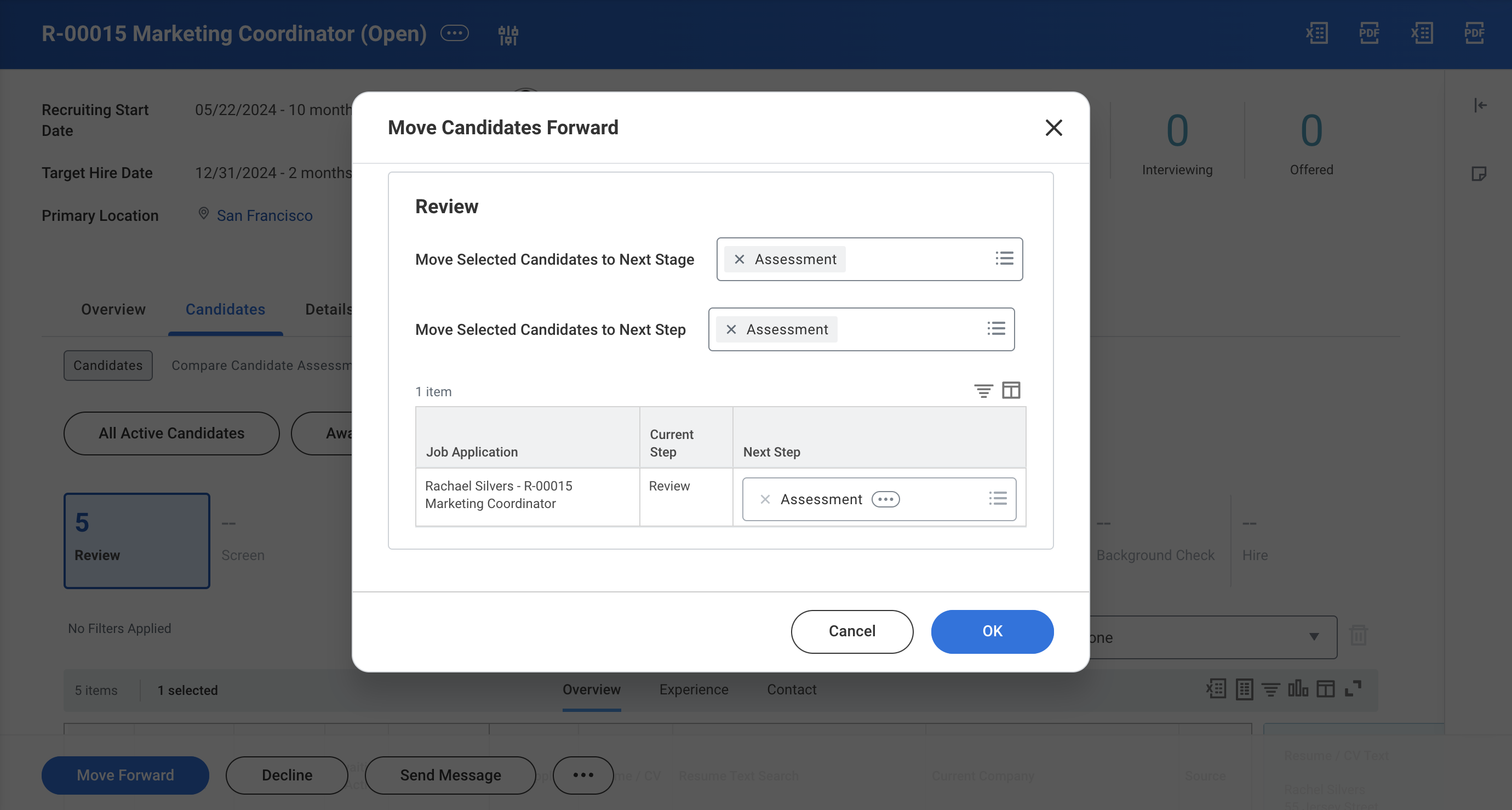 Workday - Open Job Requisition