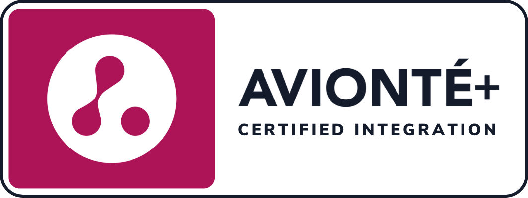 Avionté+ Certified Integration