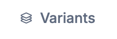 Variants tab on a base profile in Build & Test