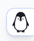 Penguin tab used to open Tux