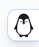 Penguin tab used to open Tux