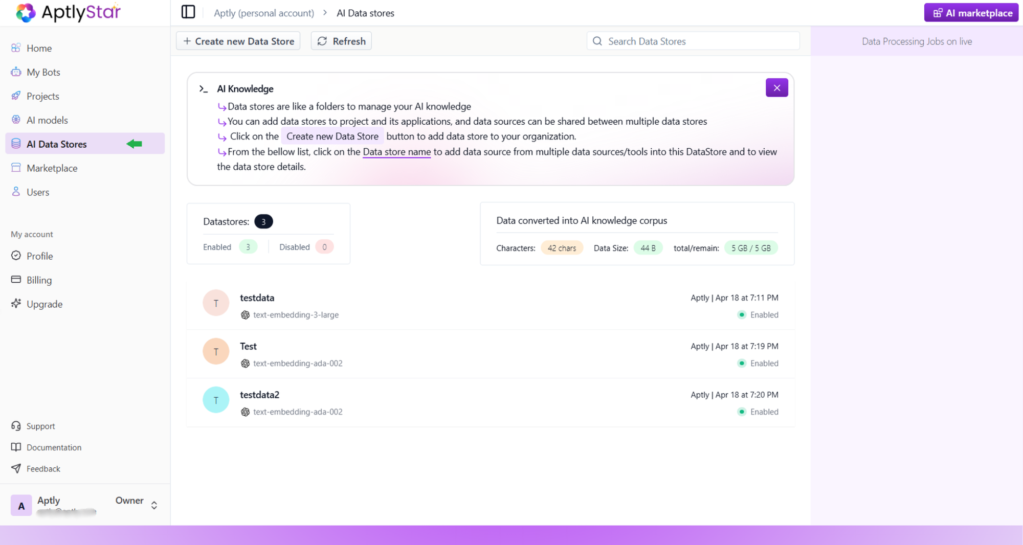 Open Data Store Overview