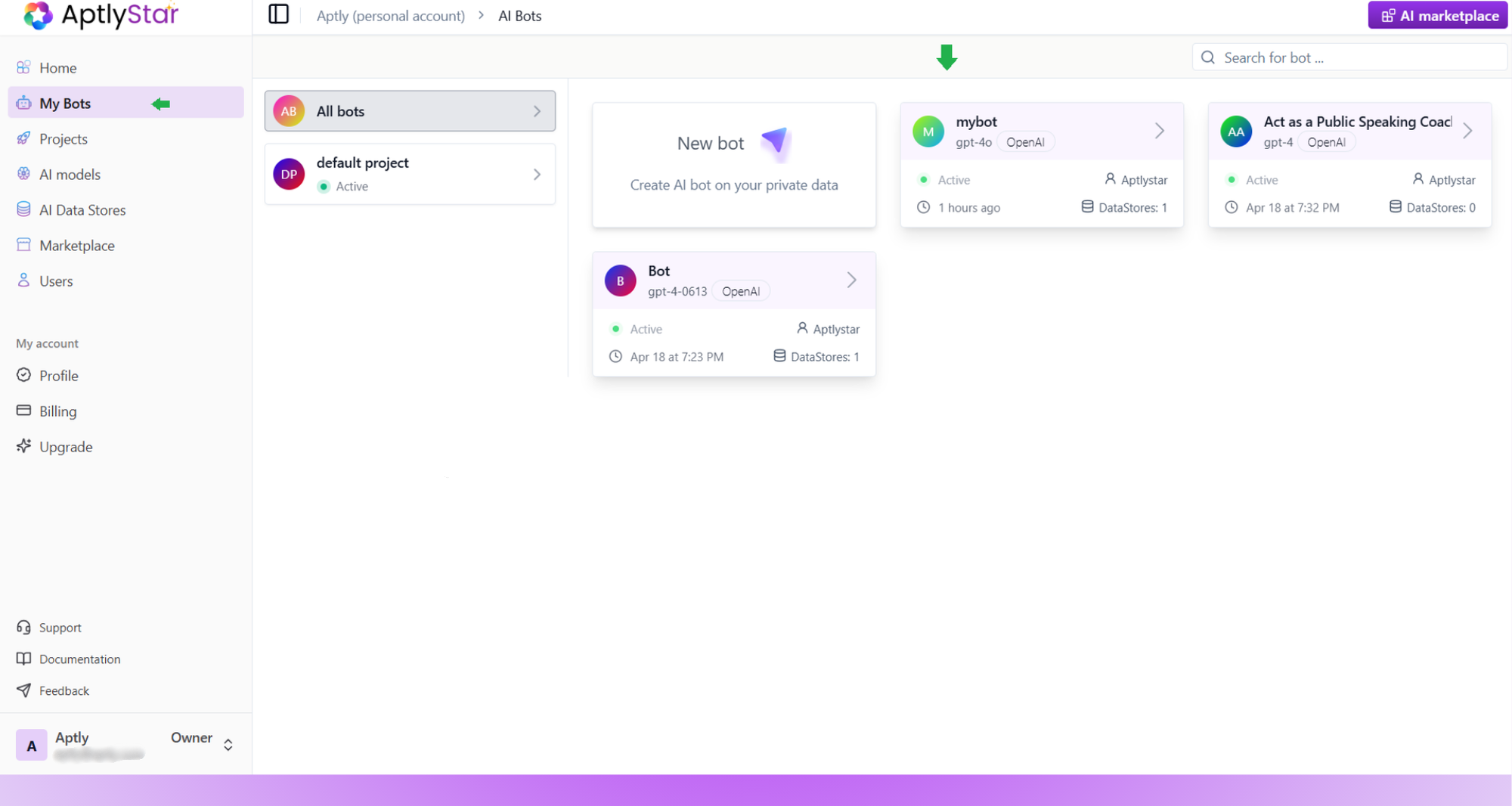 Open AI Agent from My Agents