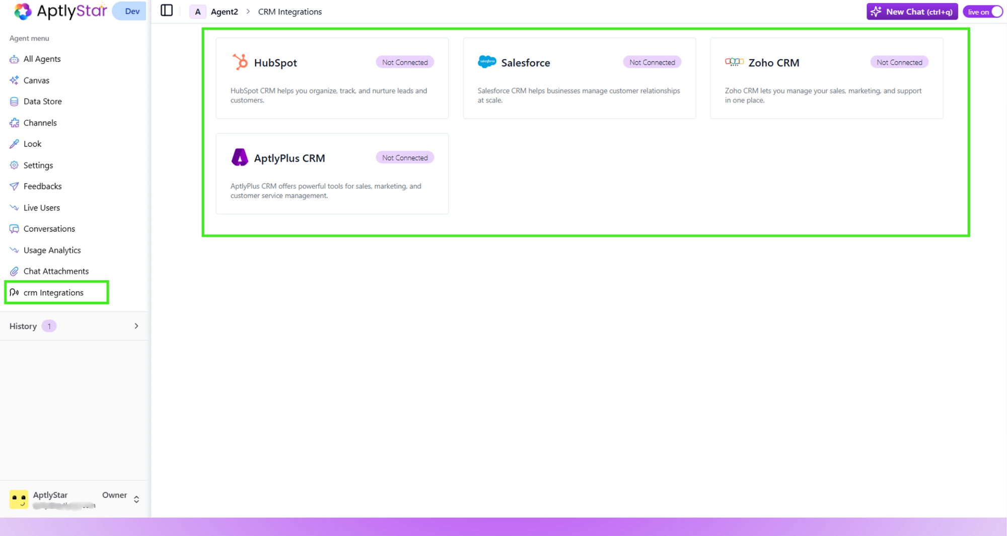 List of CRM integrations