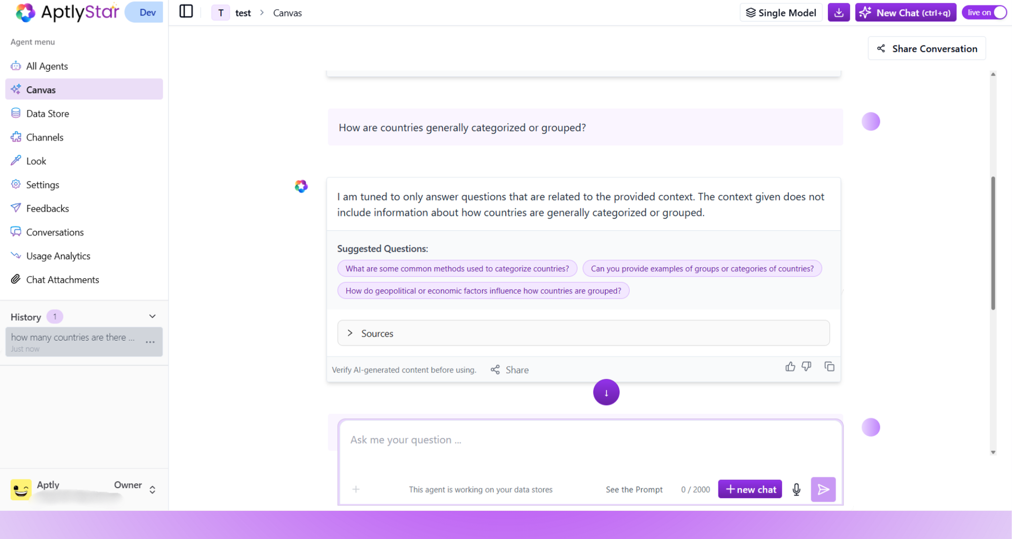 Extended Dialogue Using Suggestions