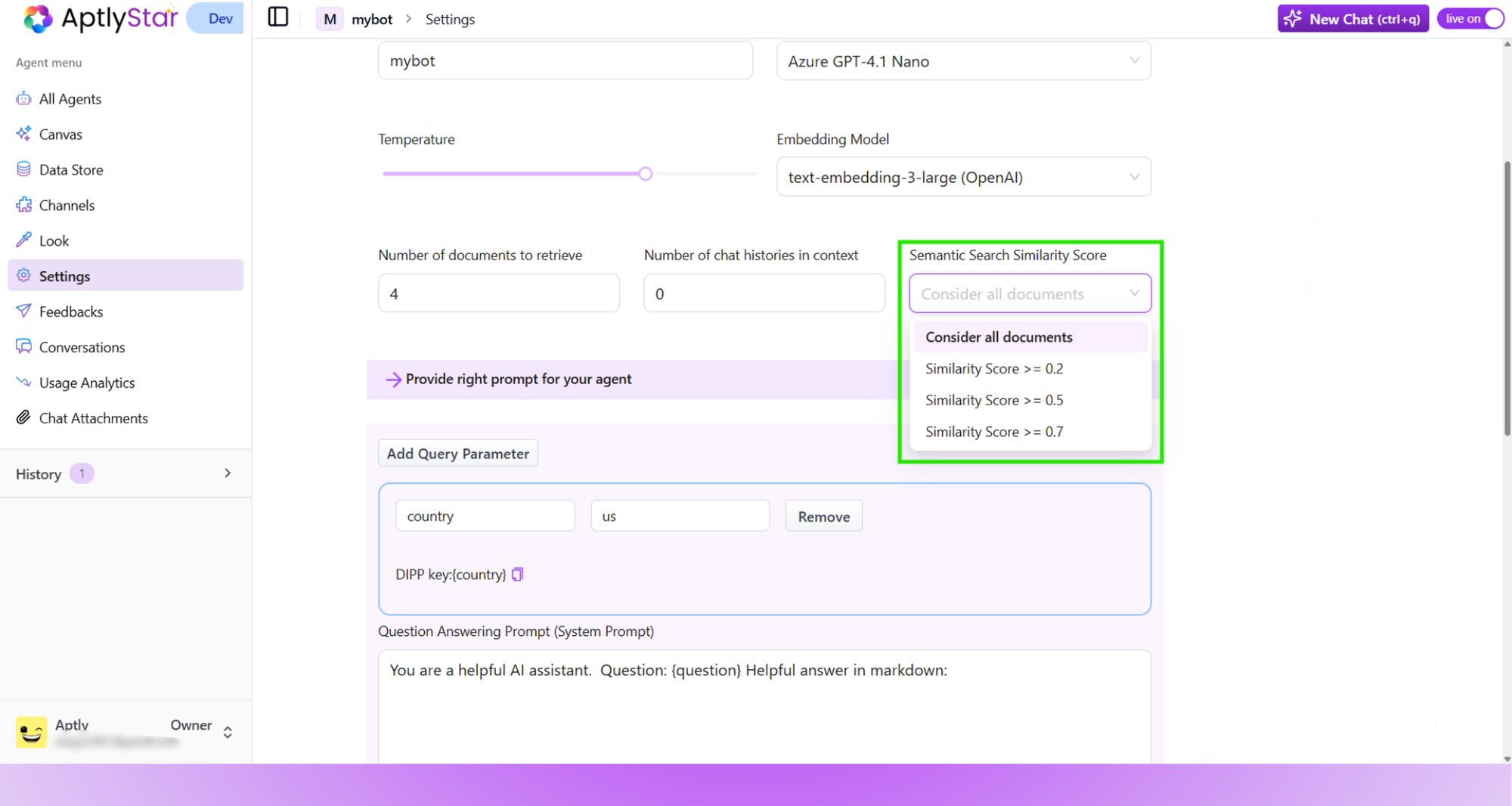 Semantic Score Slider