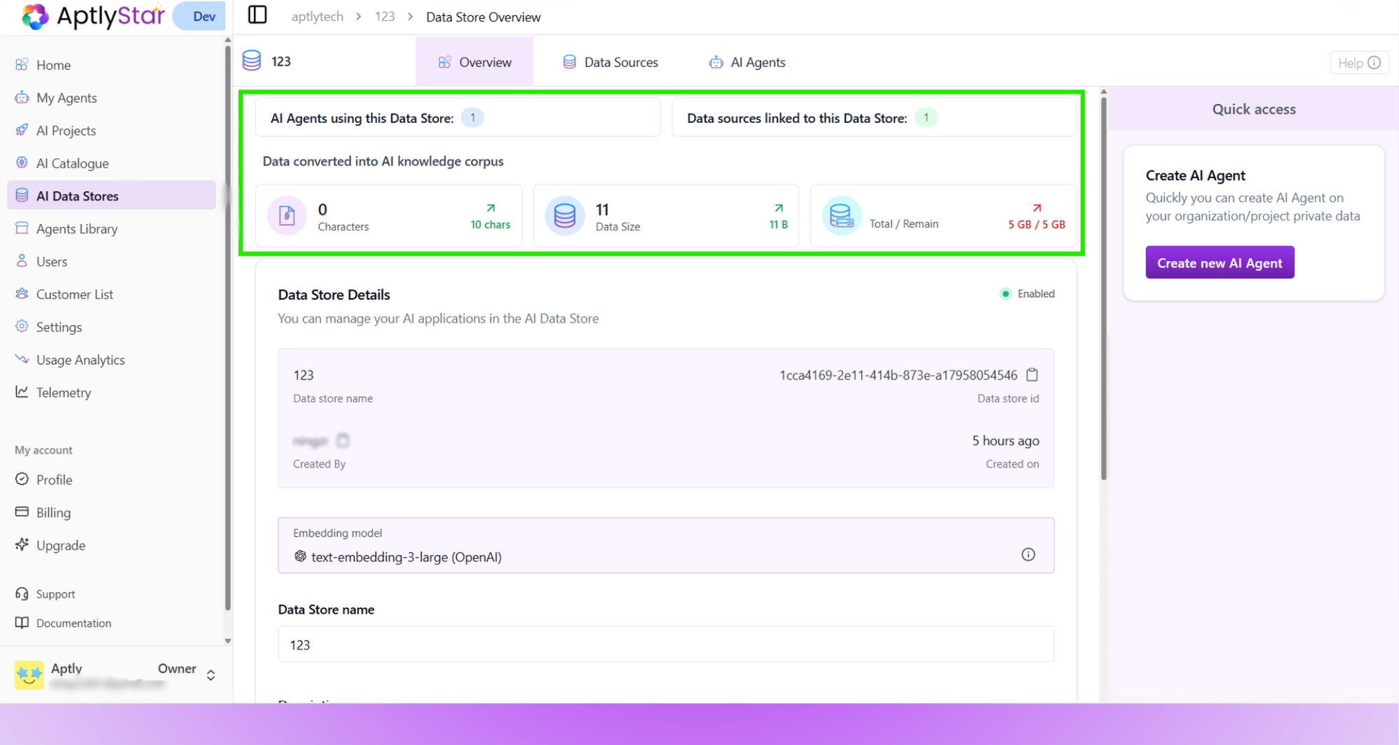 Data Usage, Agents, and Source Links