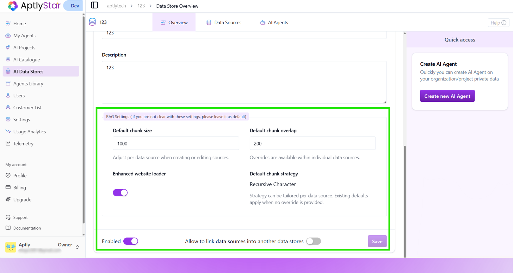 Overview Section Highlights