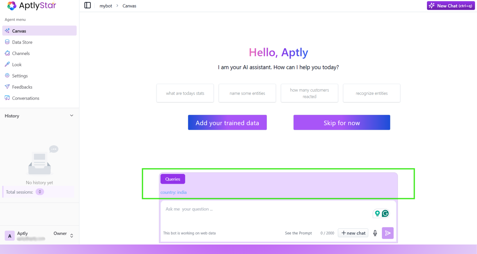 Param Visible to User
