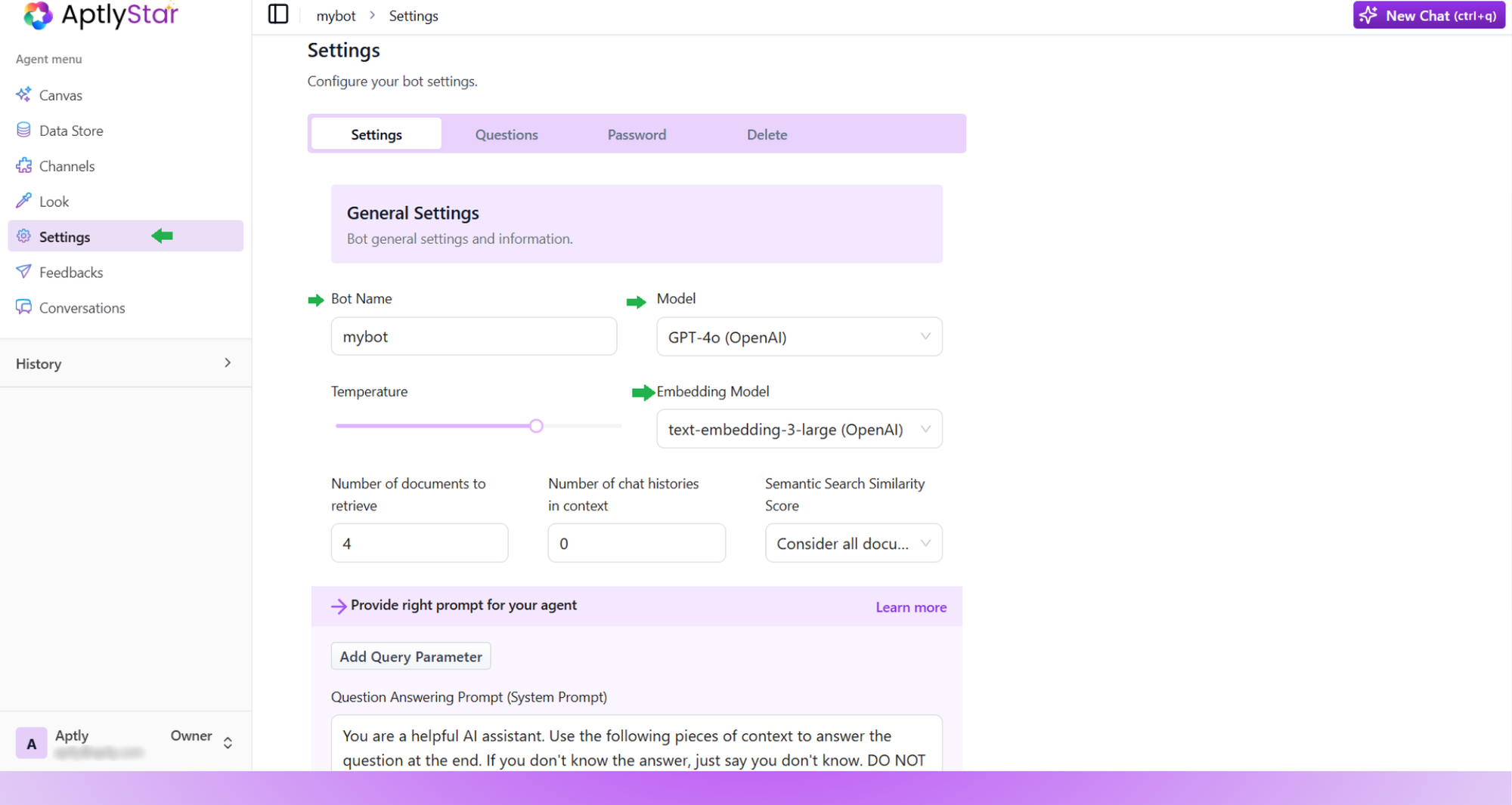 Agent Settings Part 1