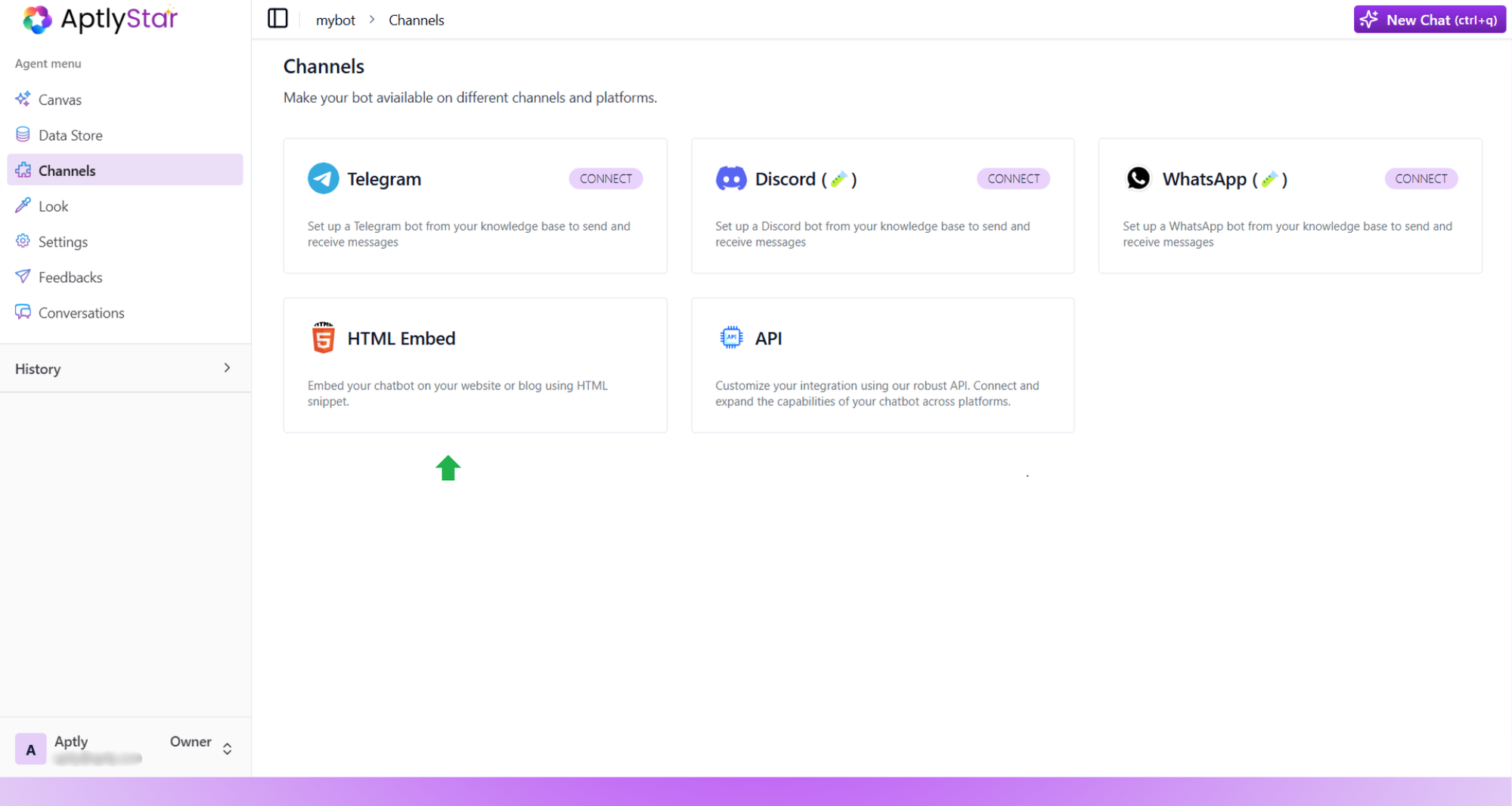 HTML Embed Option