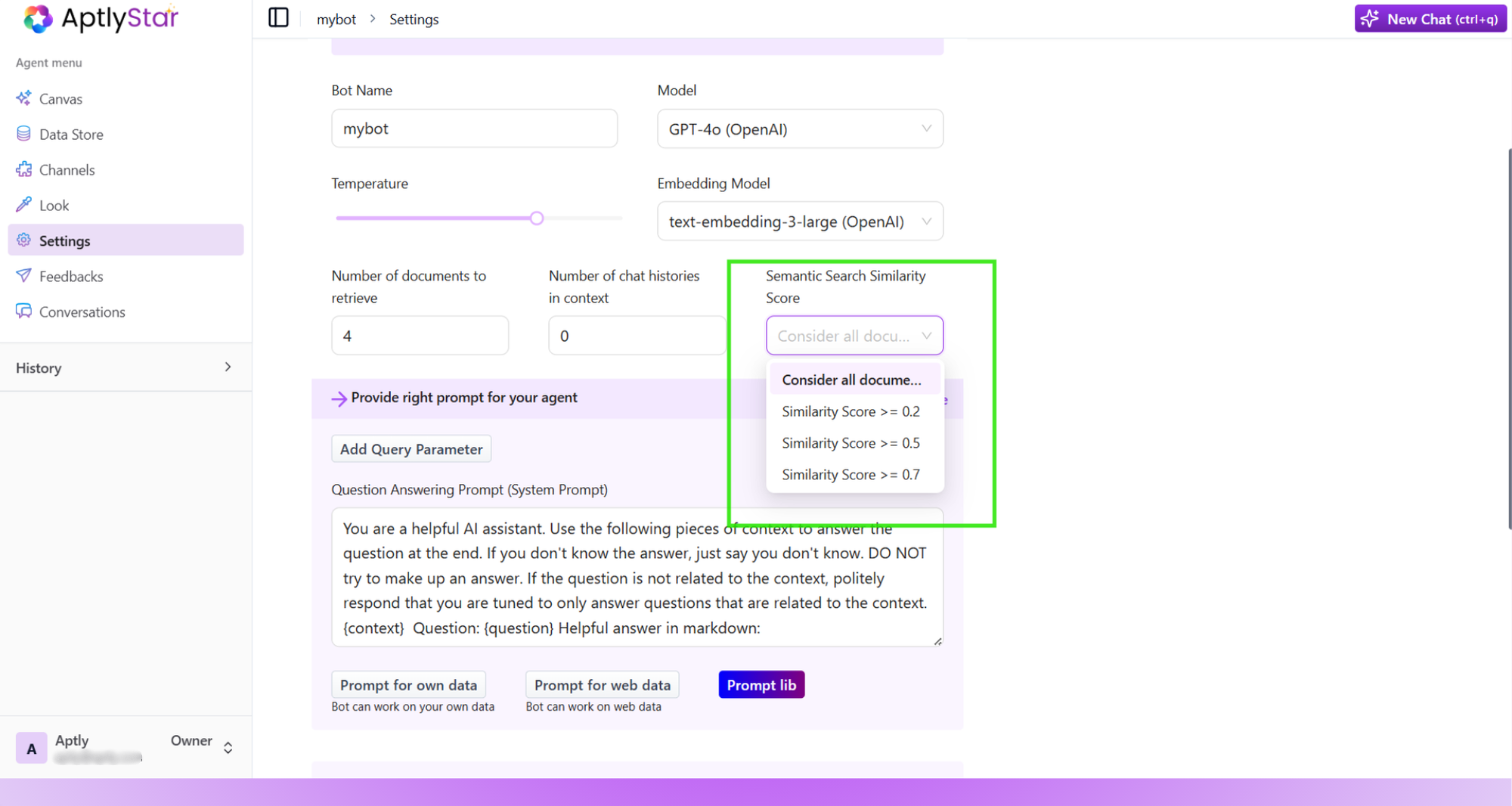 Semantic Score Slider