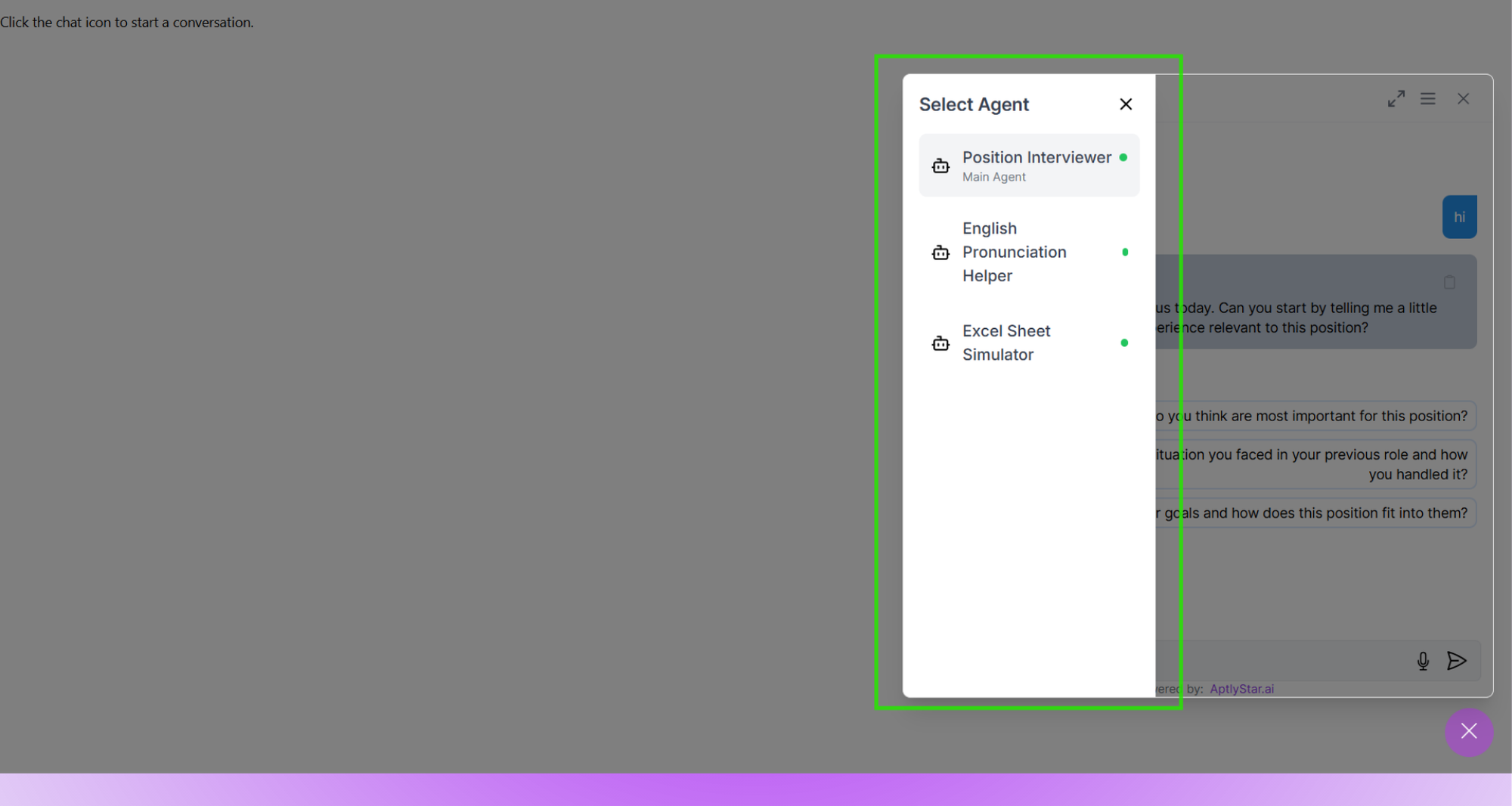 Widget View: Switch between grouped agents at runtime