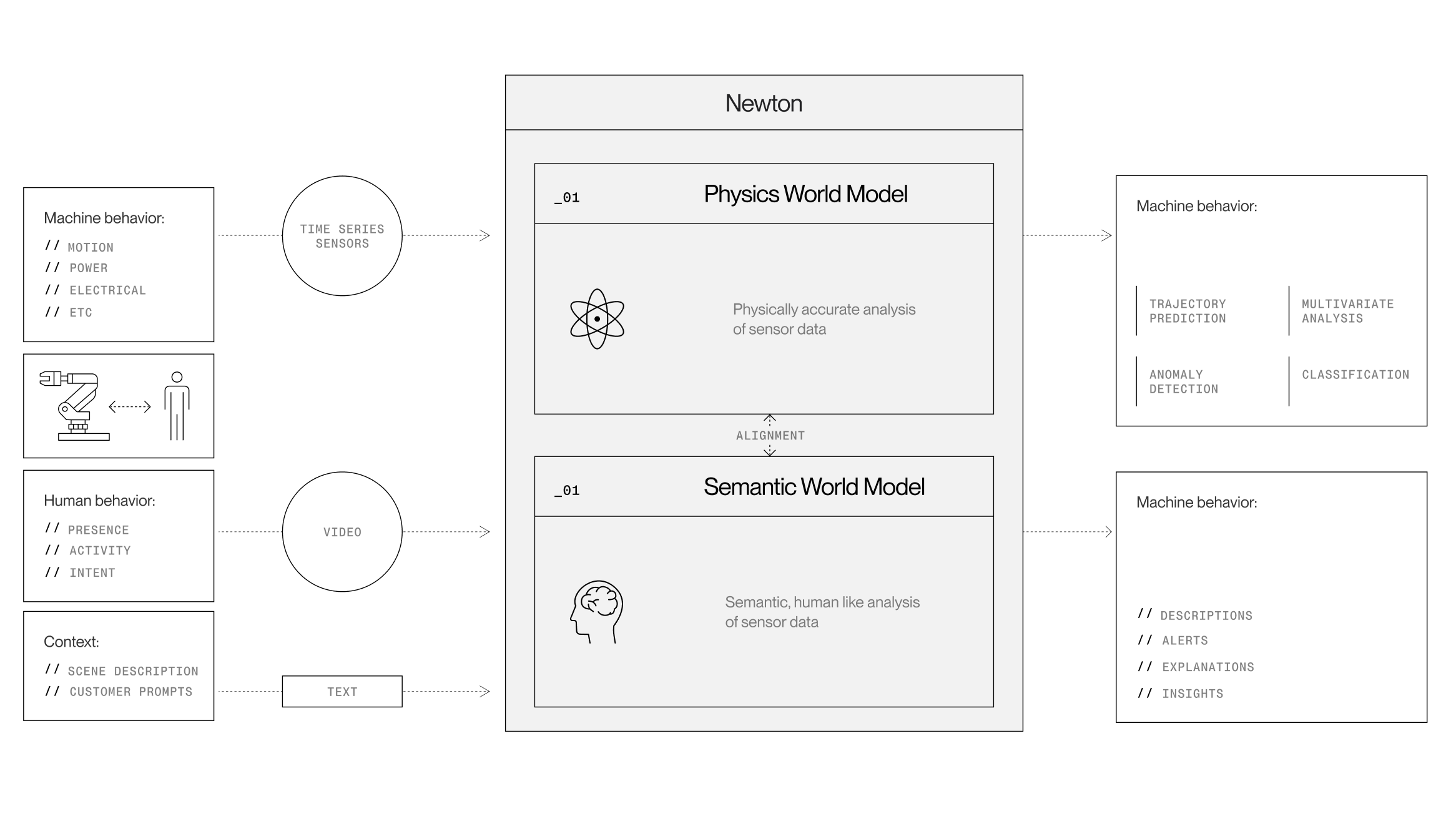 How Newton Sees the Physical World