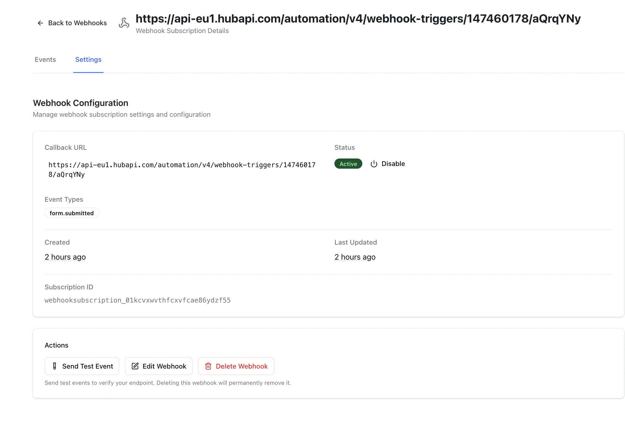 Webhook test