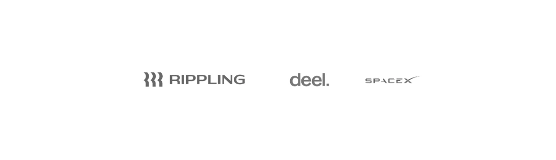 LogoMarquee slice showing a scrolling banner of partner logos