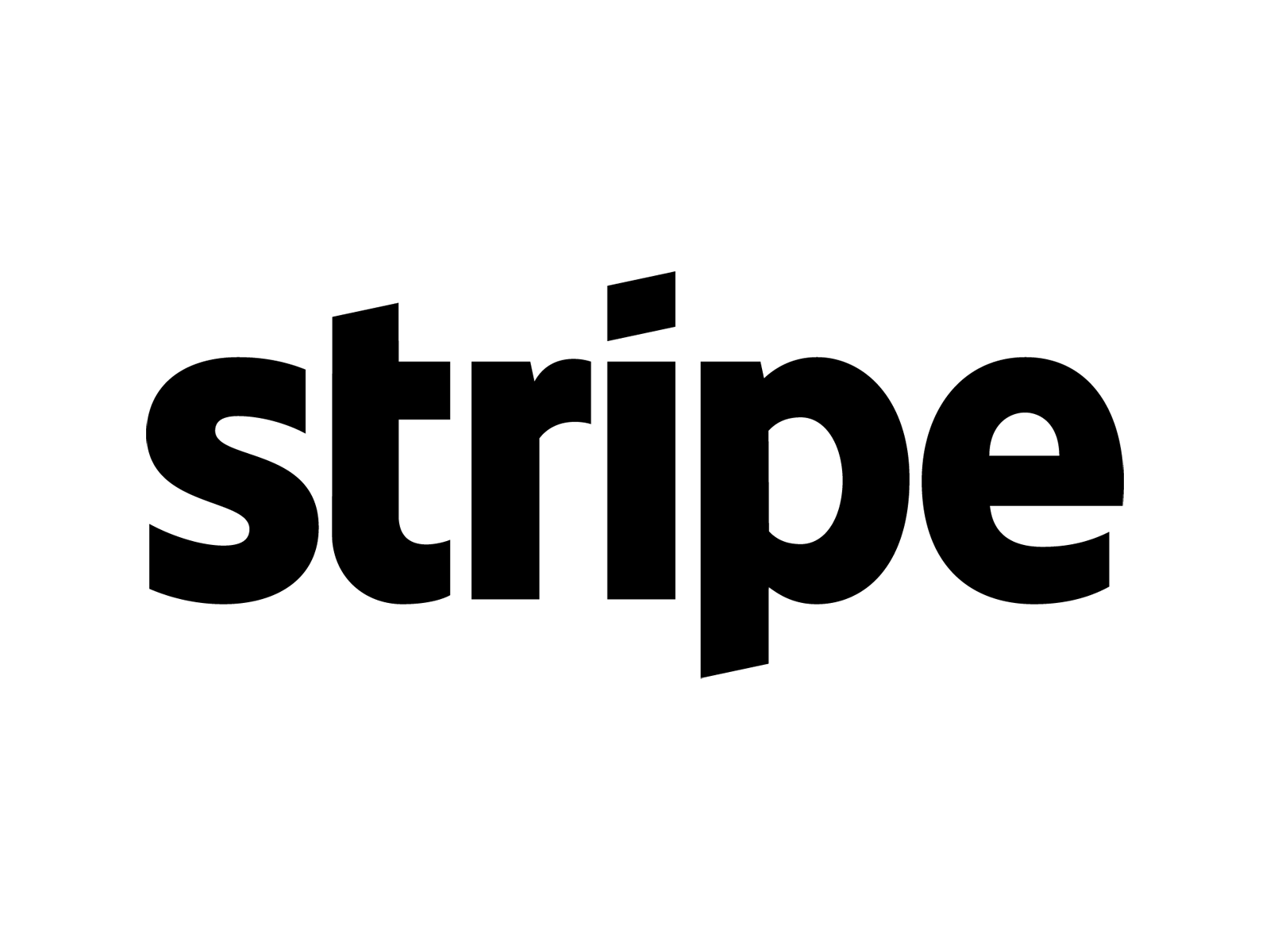 Black Stripe logo on transparent background