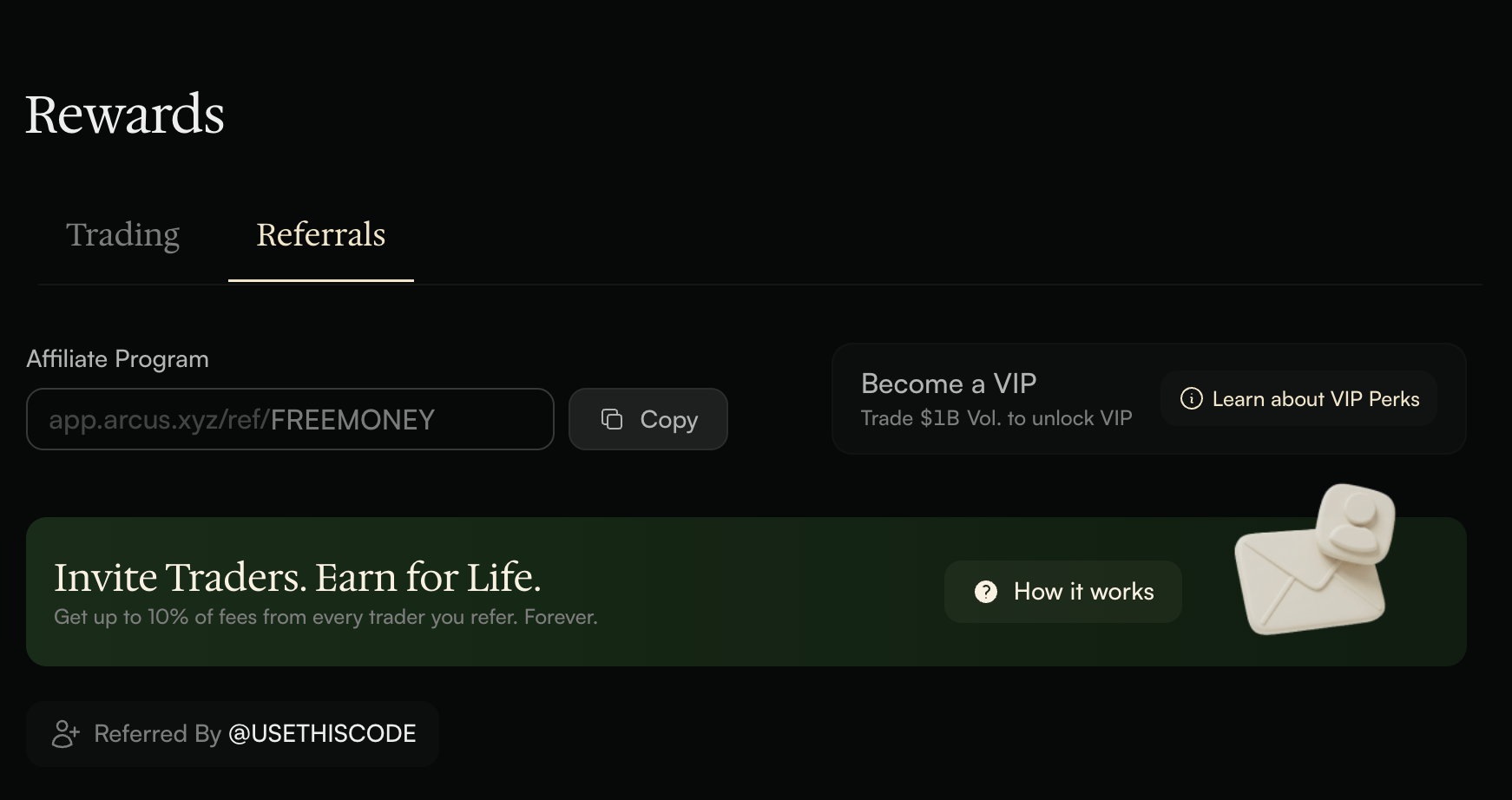 Rewards Referred By