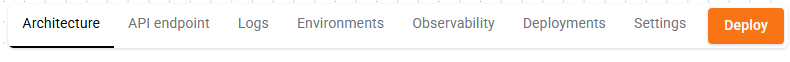 navigation tabs