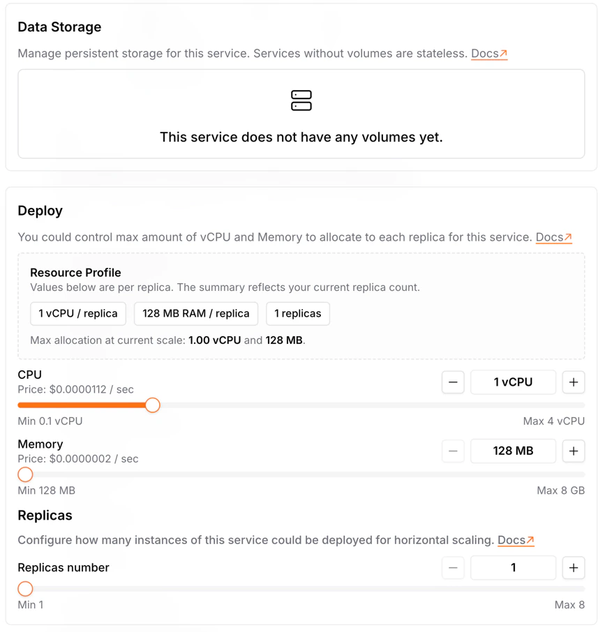 Service Resource Configuration