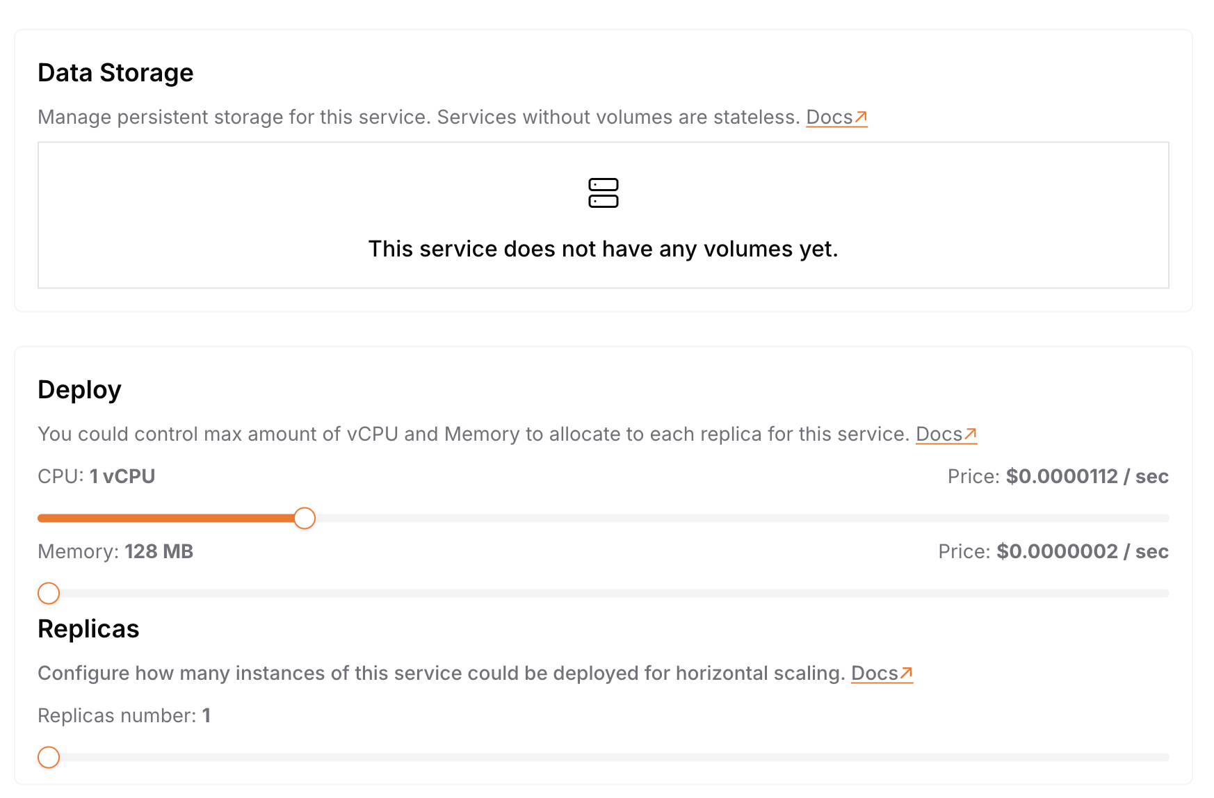 Service Resource Configuration