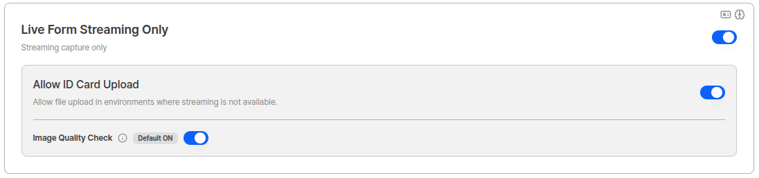 Configuración de Image Quality Check