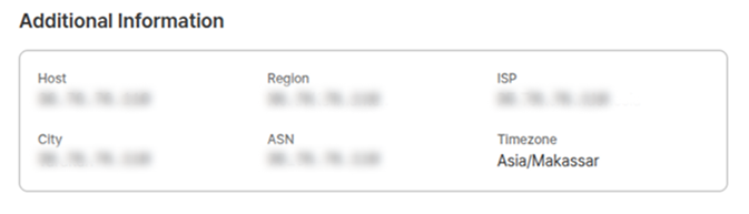 Pre-verification list screen