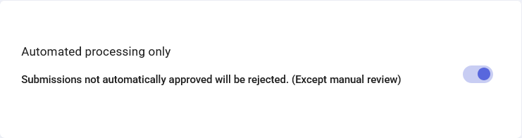 ARGOS Score Threshold Settings