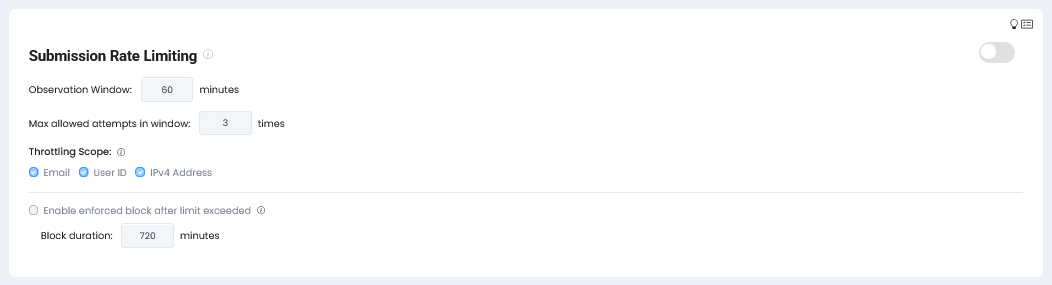 ARGOS Score Threshold Settings