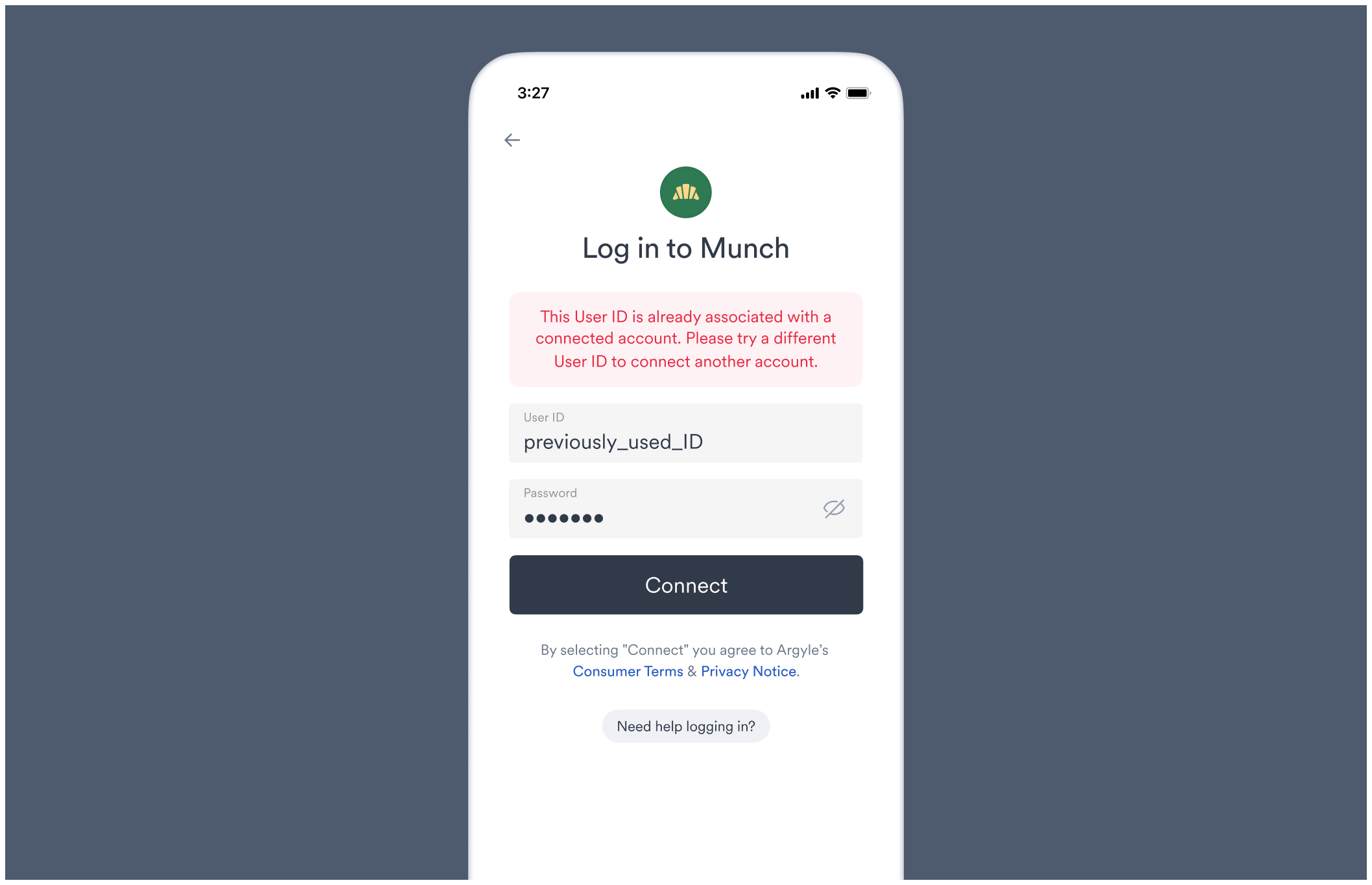 duplicate_account Link error