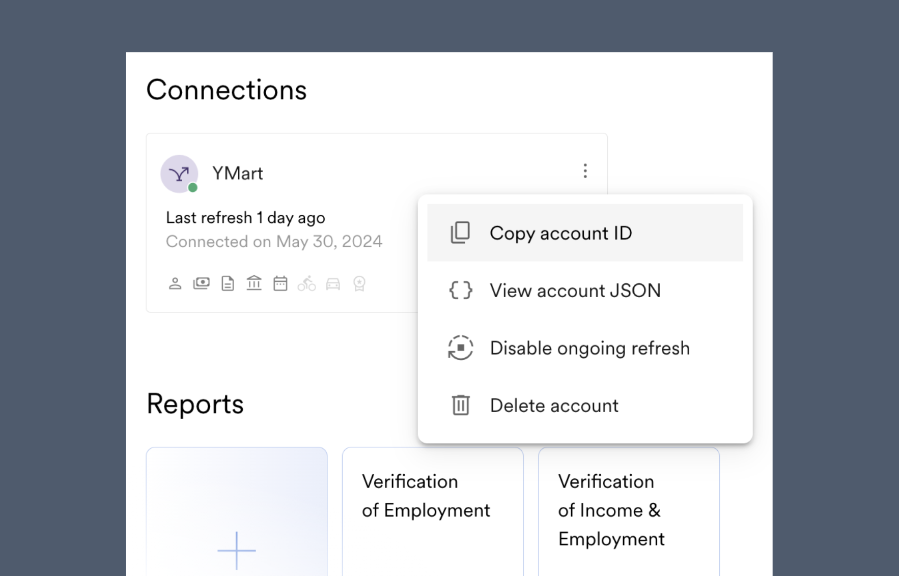 Account IDs can be copied directly from Console.
