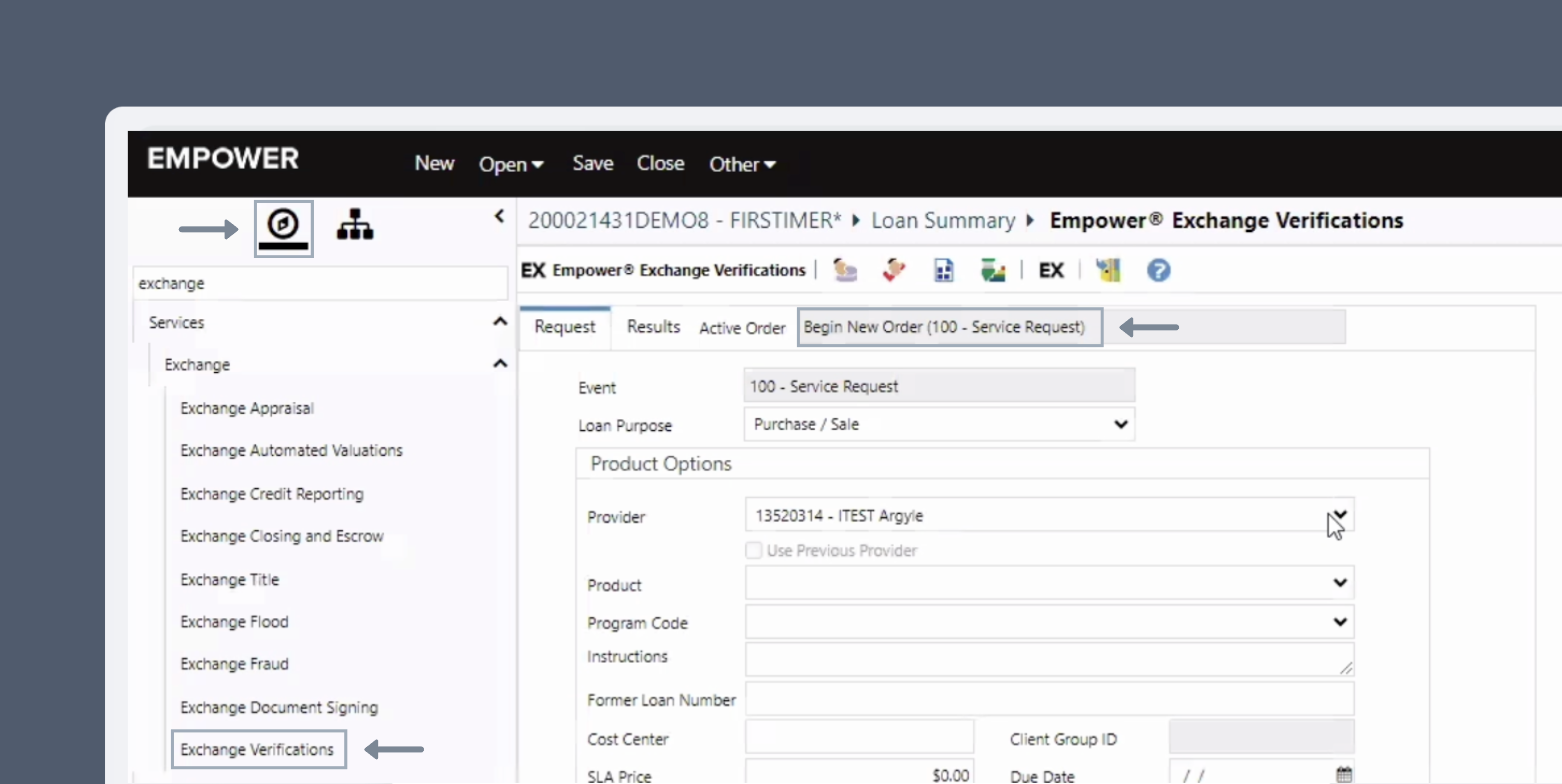 Select Argyle as the Exchange Verification provider in Empower.