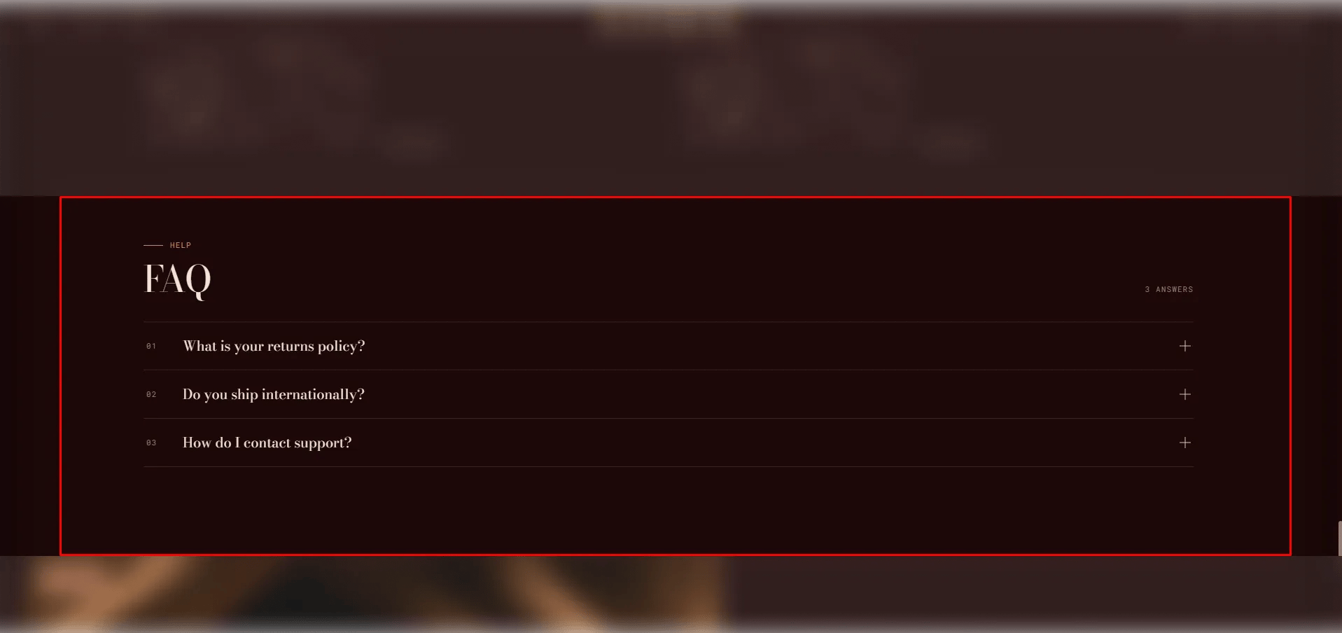FAQ