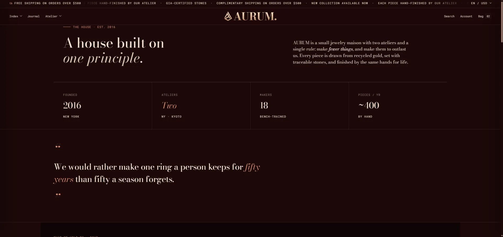 About Us Page 1