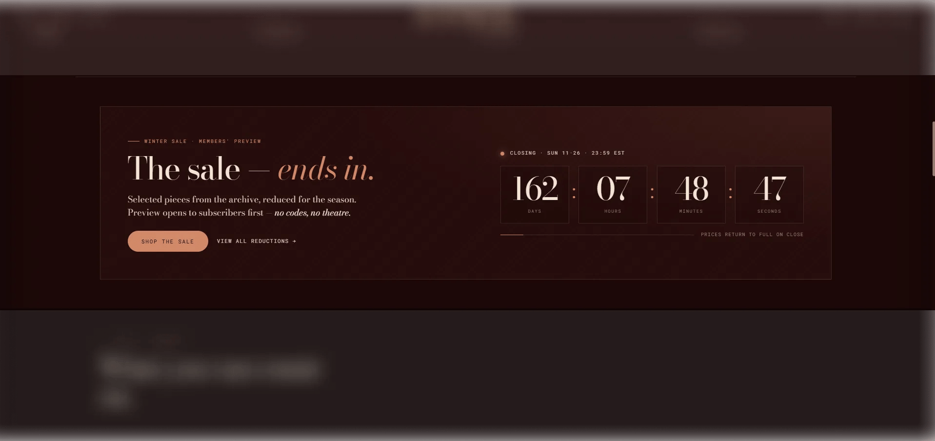 Countdown Banner