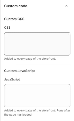 Custom Code