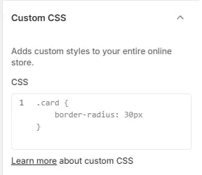 Custom Css