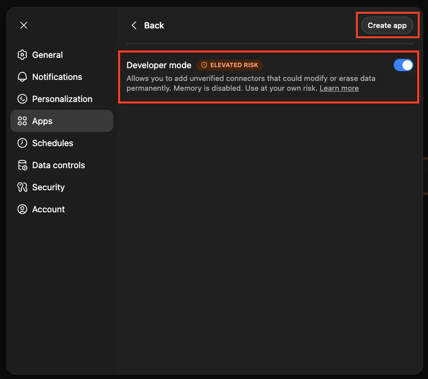 ChatGPT Advanced Settings