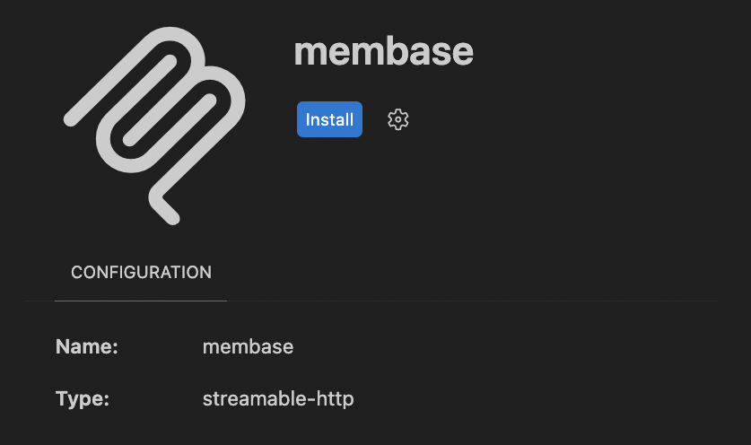 VS Code install dialog