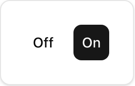 Toggle component preview (light)