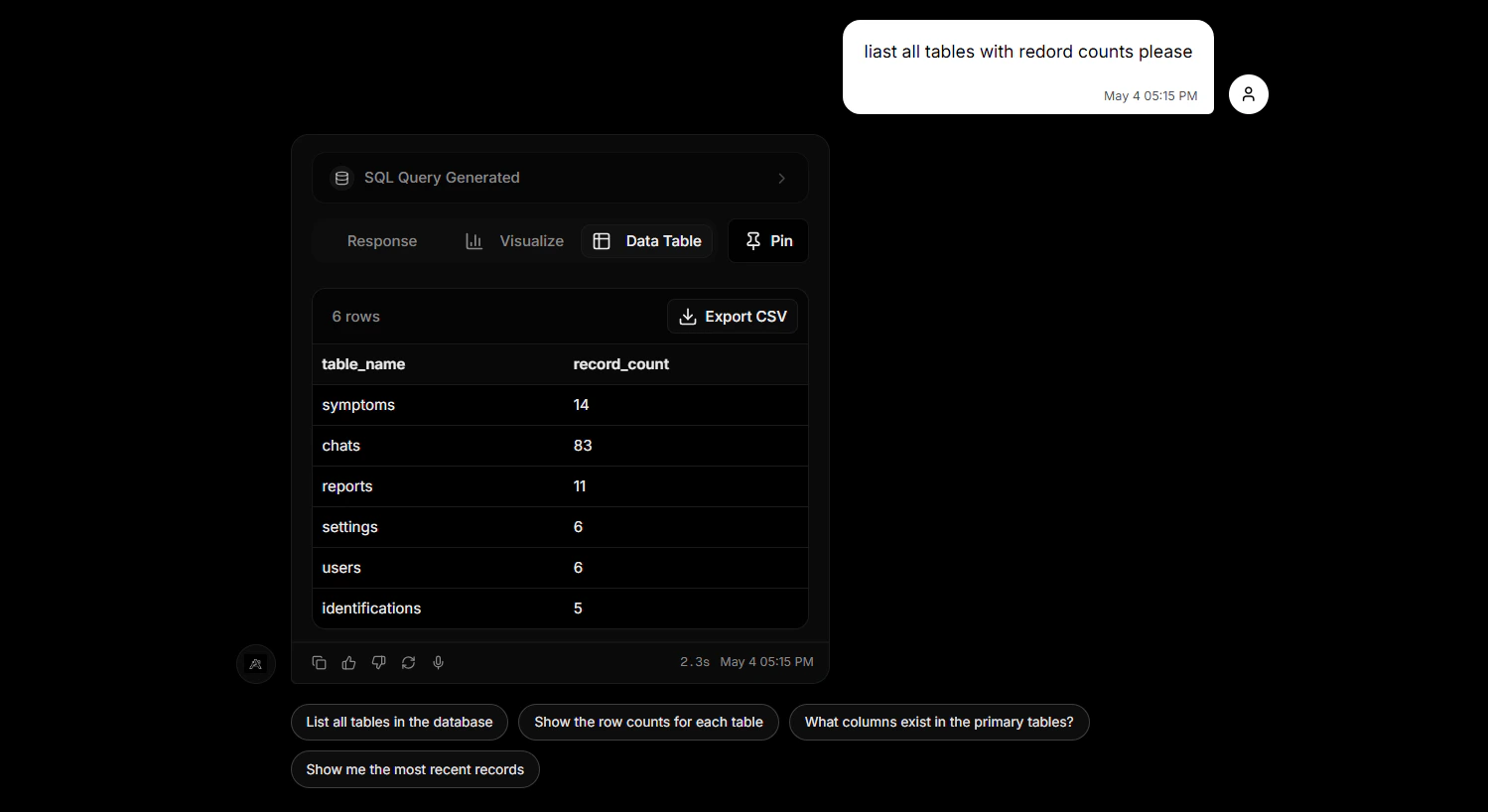 Chat Dark Mode